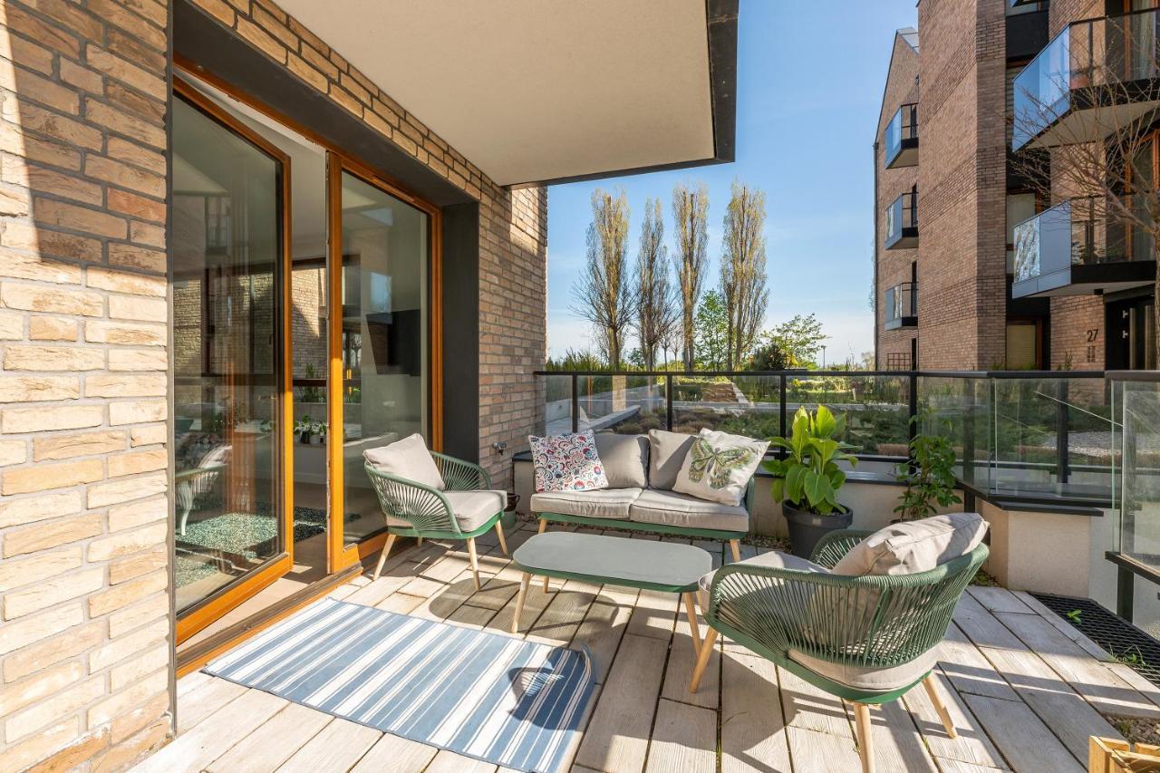 Garden Apartment Sadowa Danzica Esterno foto