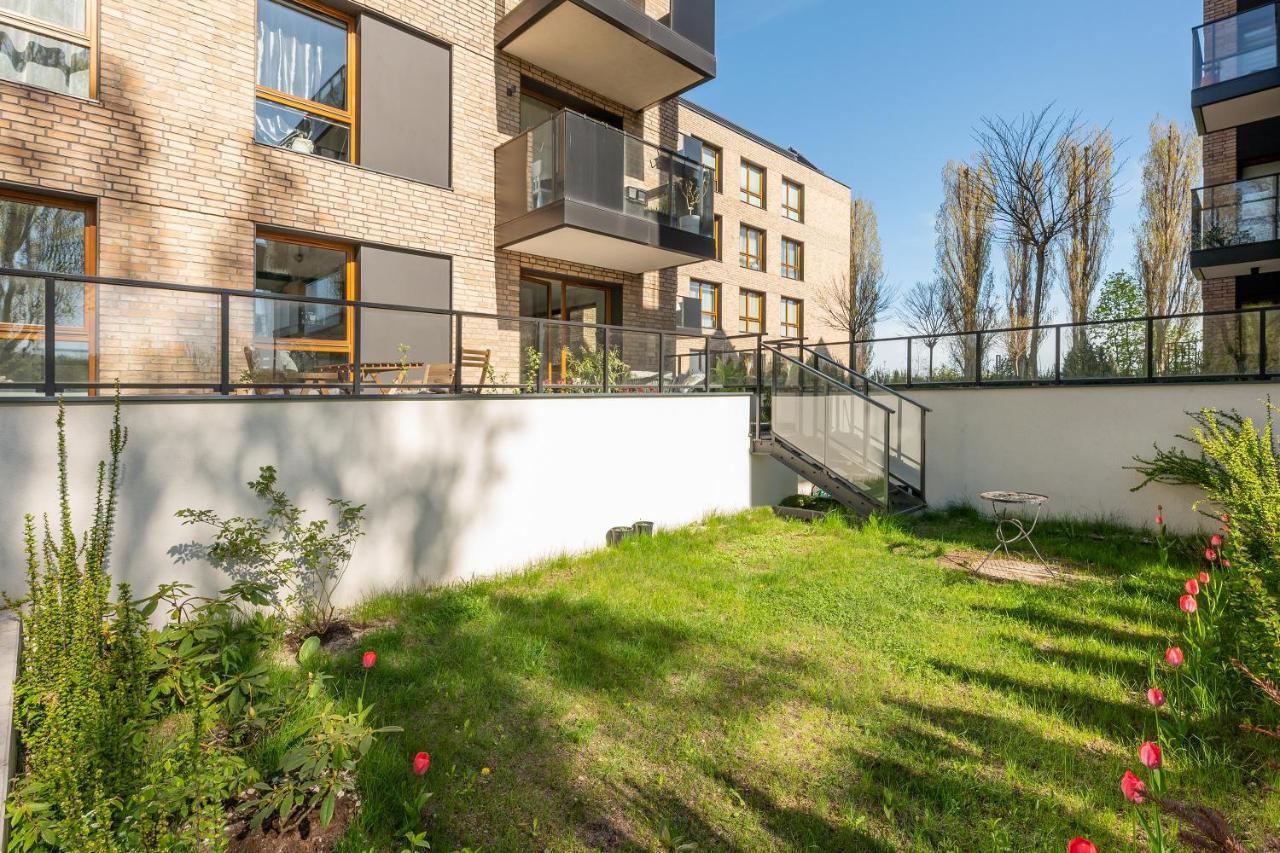 Garden Apartment Sadowa Danzica Esterno foto